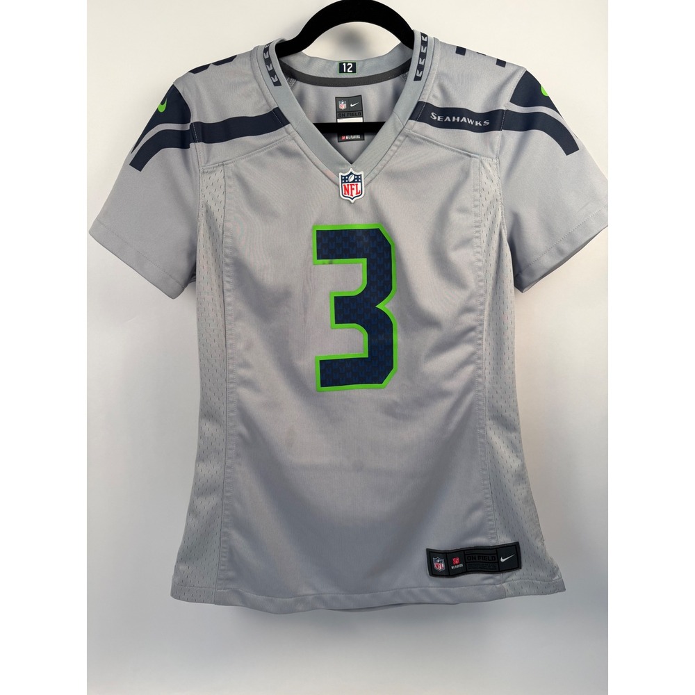Women's Nike Seattle Seahawks Russell Wilson #3 Jersey Small